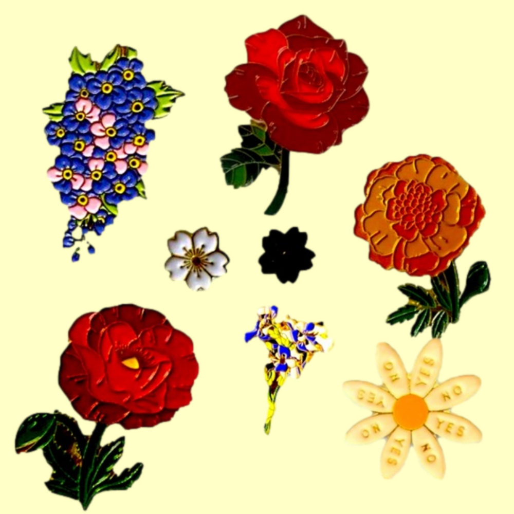 Lost in the 🔥 *LIMITED TIME!* Eight Flower Pin “Garden”! - Picture 1 of 1